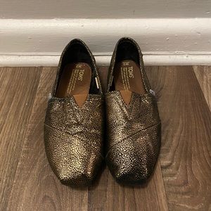 TOMS Metallic Speckled slip on flat sneakers